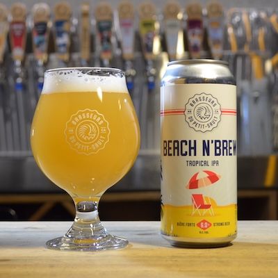 Beach N'Brew TRopical IPA Brasseurs du Petit-Sault